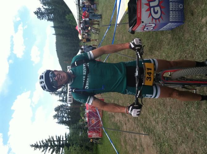 Singlespeed winner AJ Linnell