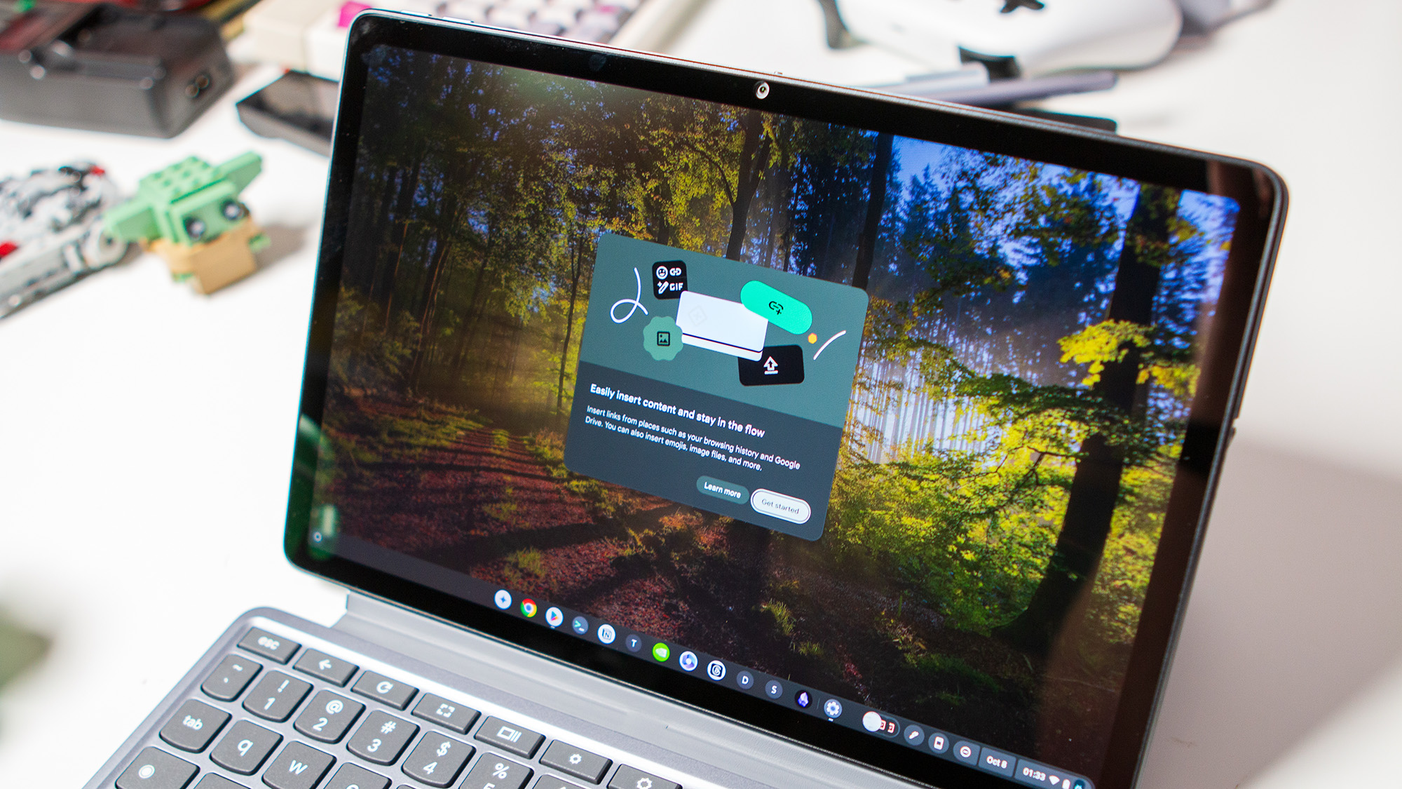 Quick Insert splash screen on Lenovo Chromebook Duet 11