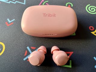Tribit Flybuds 3 Pink Earbuds Out