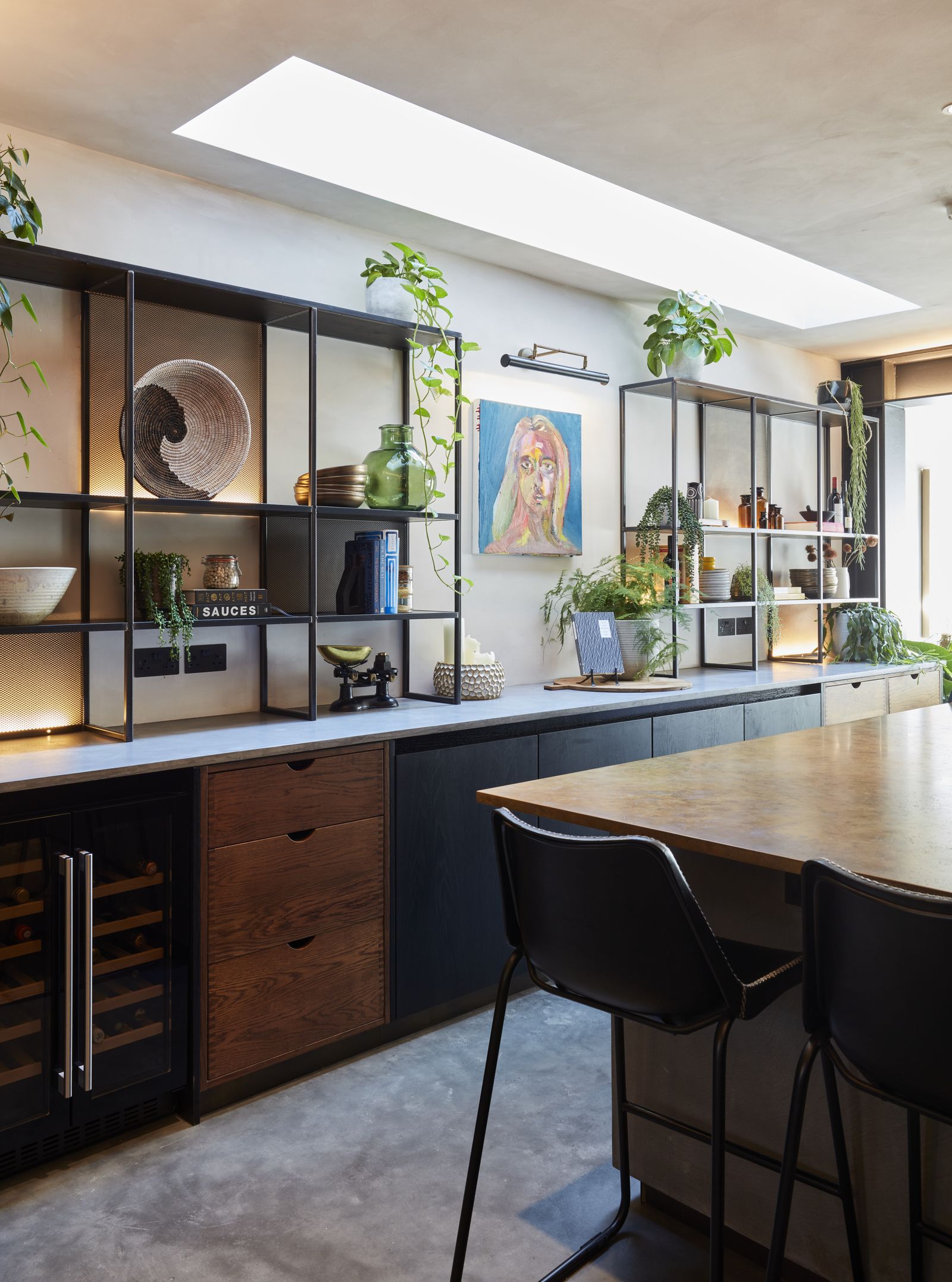 14 kitchens without wall that still have storage Livingetc