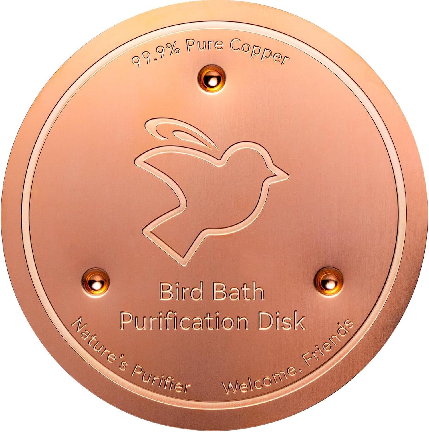 Amazon copper bird bath disk