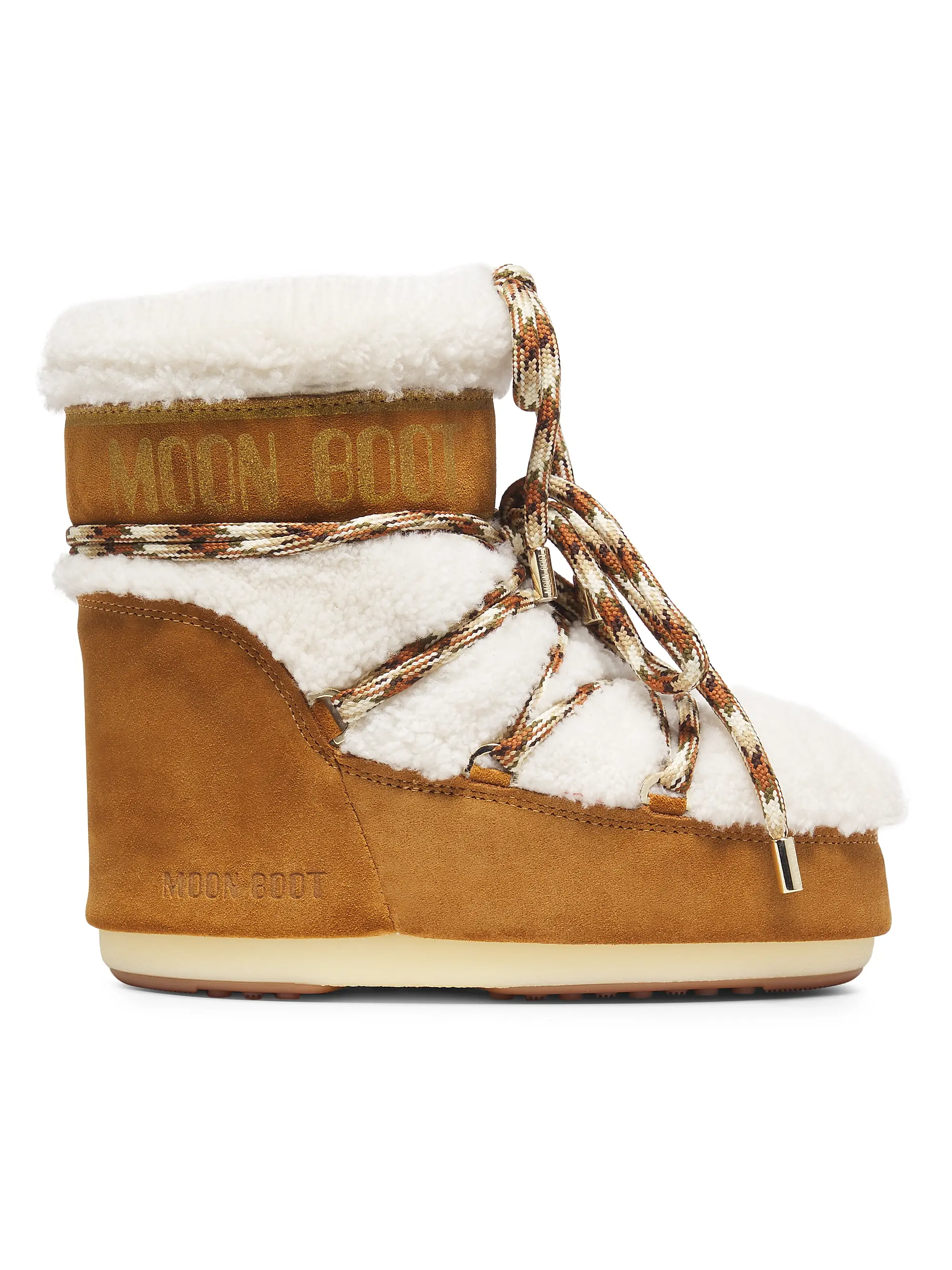 Icon Low Shearling-Trim Suede &amp;amp; Wool Boots