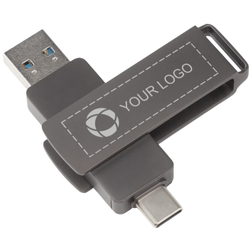 Custom 32GB dual USB drive
