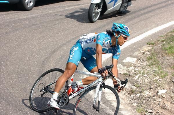 Japan's Yukiya Arashiro (Bbox Bouygues Telecom) was part of stage 17's 19-man breakaway.