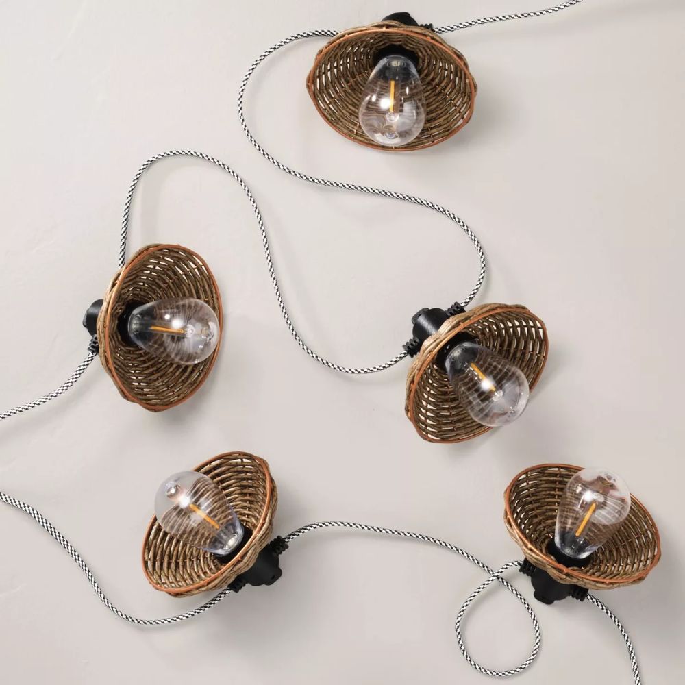LED Indoor/Outdoor Shade String Lights
