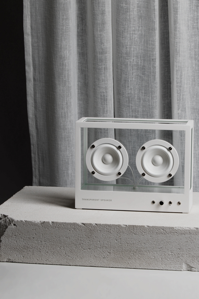 The transparent speaker that's built for the future |