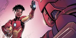 Riri Williams as Ironheart in her Marvel Comics book series