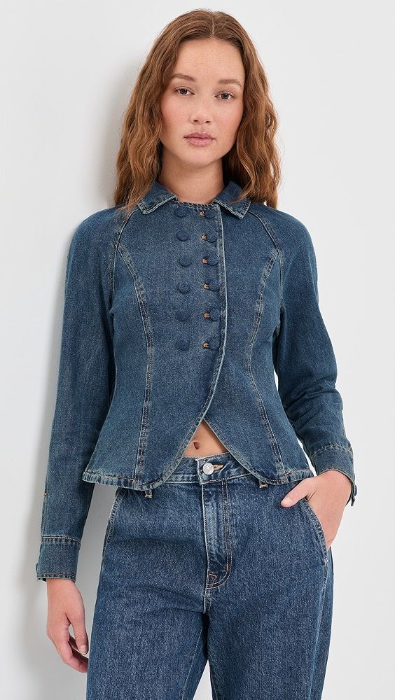 Form Jacket - Mid Blue