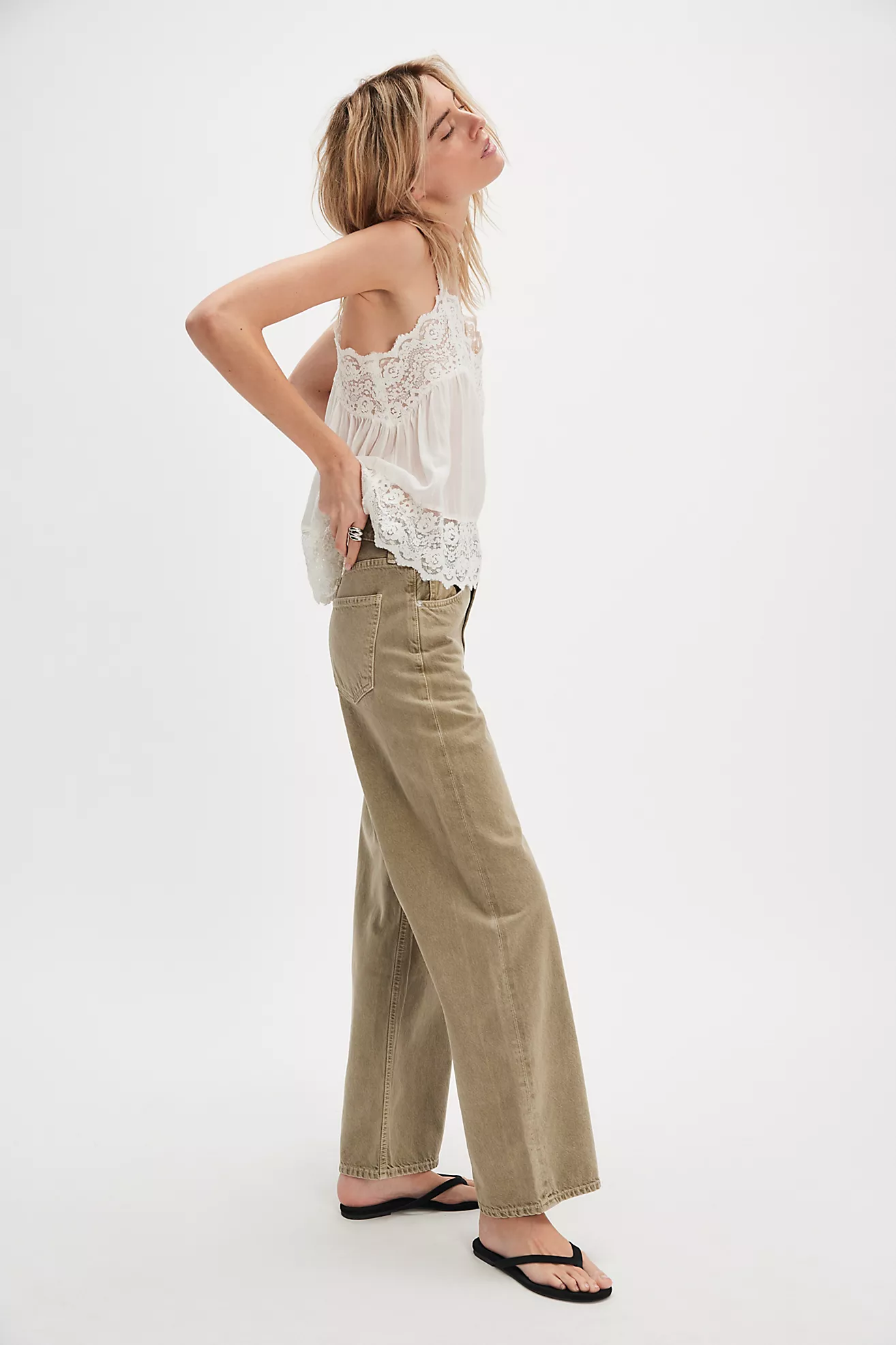 Agolde Low Curve Fray Jeans