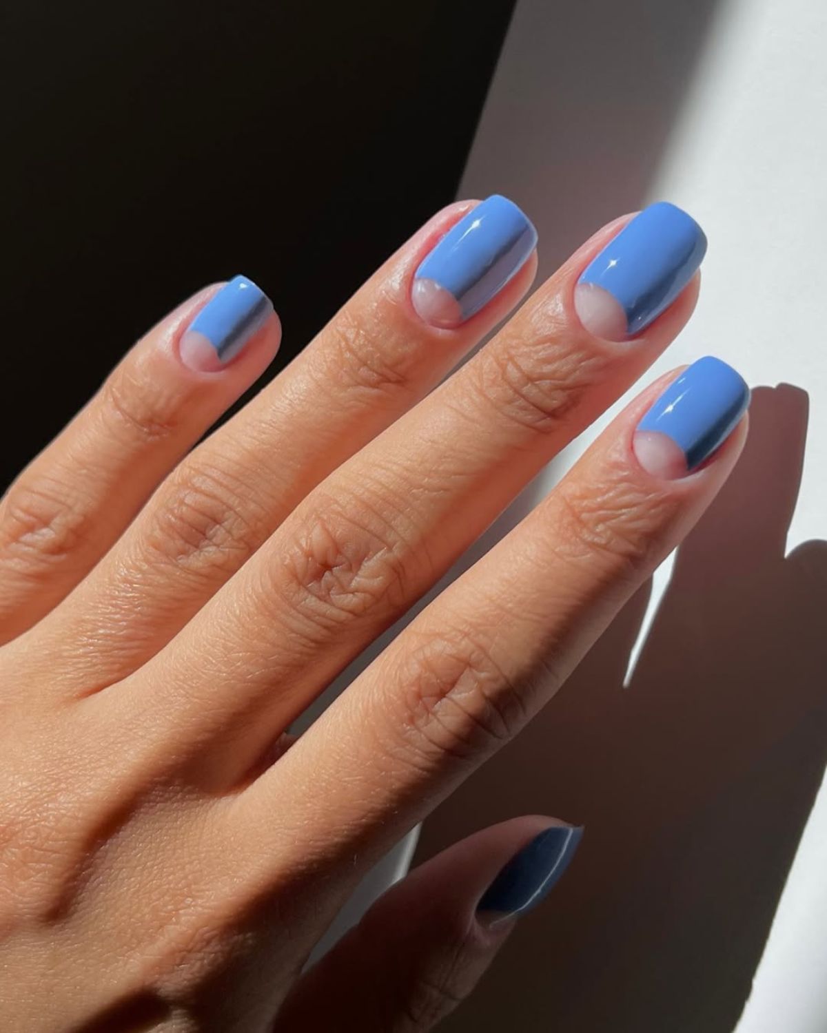 @iramshelton June Nail Colours blue nails