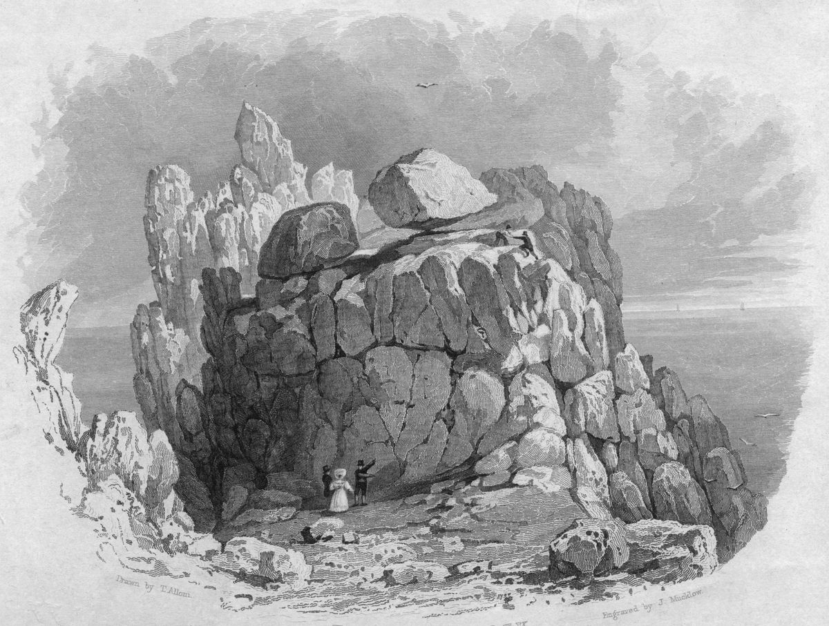 Balancing Rocks England Curious Questions: Who dislodged Britain's most famous balancing rock ...