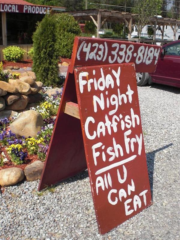 A southern pre-race meal: Catfish Fish Fry - All U can Eat