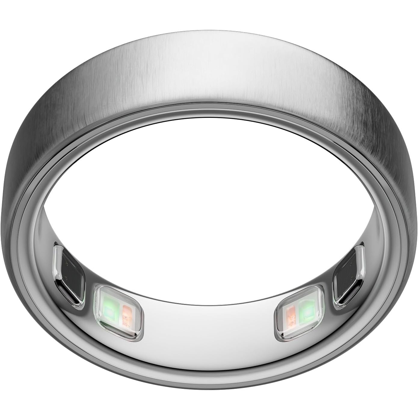 Oura 5 ring in brushed silver