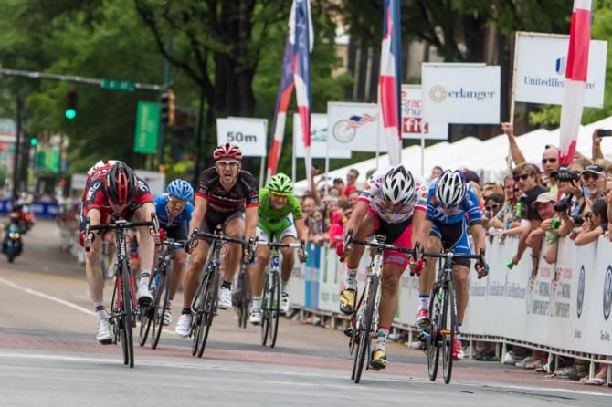 Fred Rodriguez (Jelly Belly) wins the US Pro road race in Chattanooga