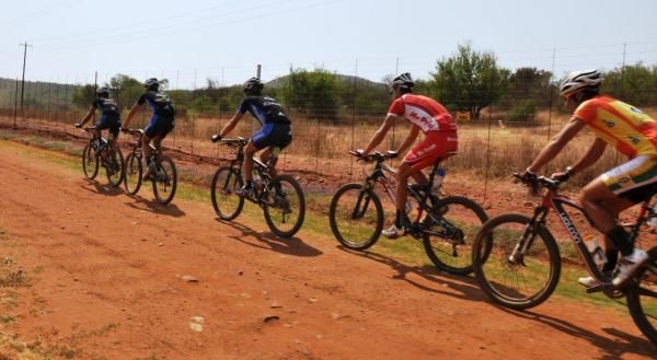 The Garmin Adidas men did a lot of work before Kevin Evans put in the final attack.