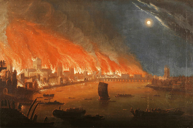 great fire of london, pepys, wine