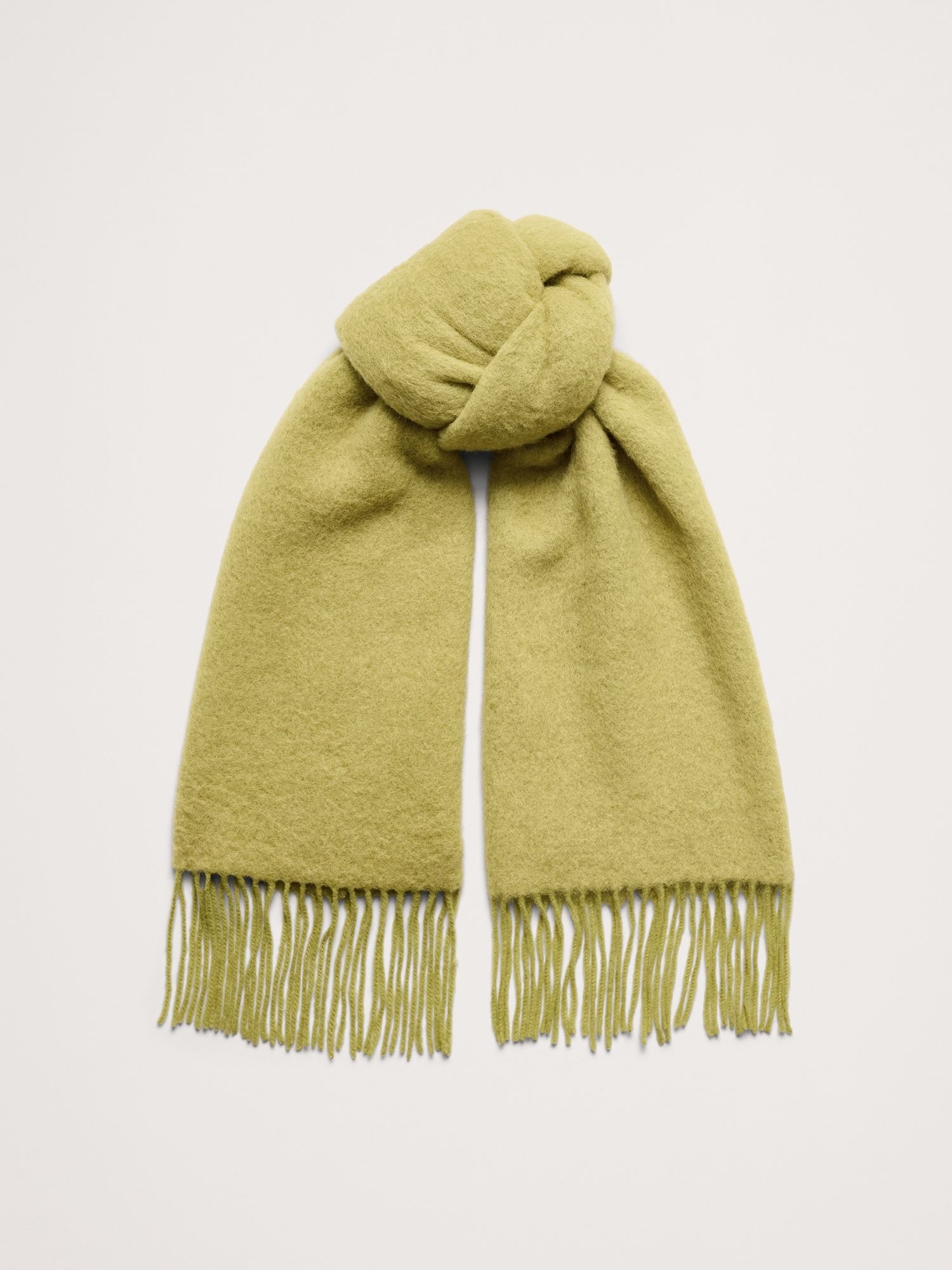 Brushed Alpaca-Wool Blend Scarf