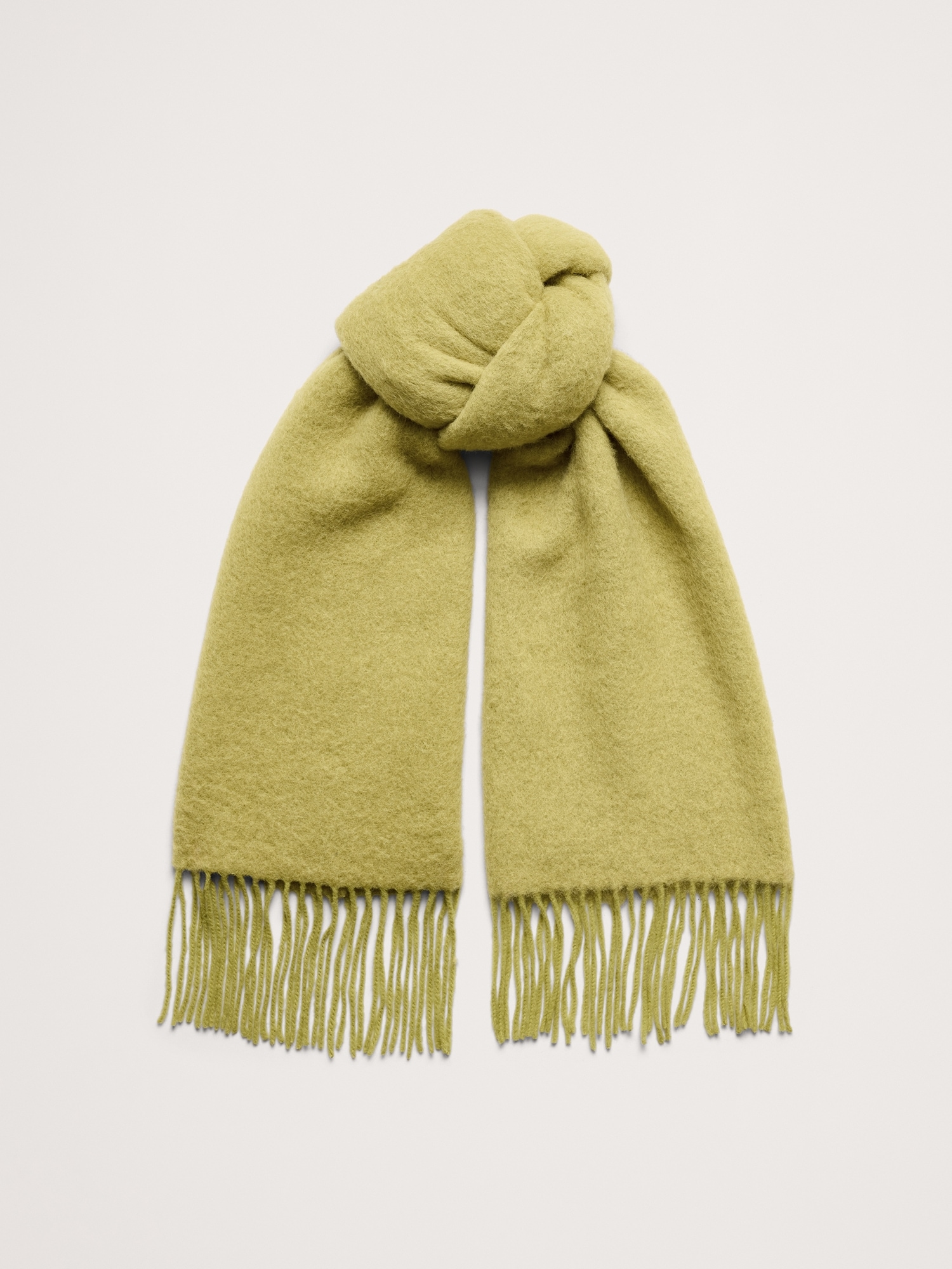 Brushed Alpaca-Wool Blend Scarf