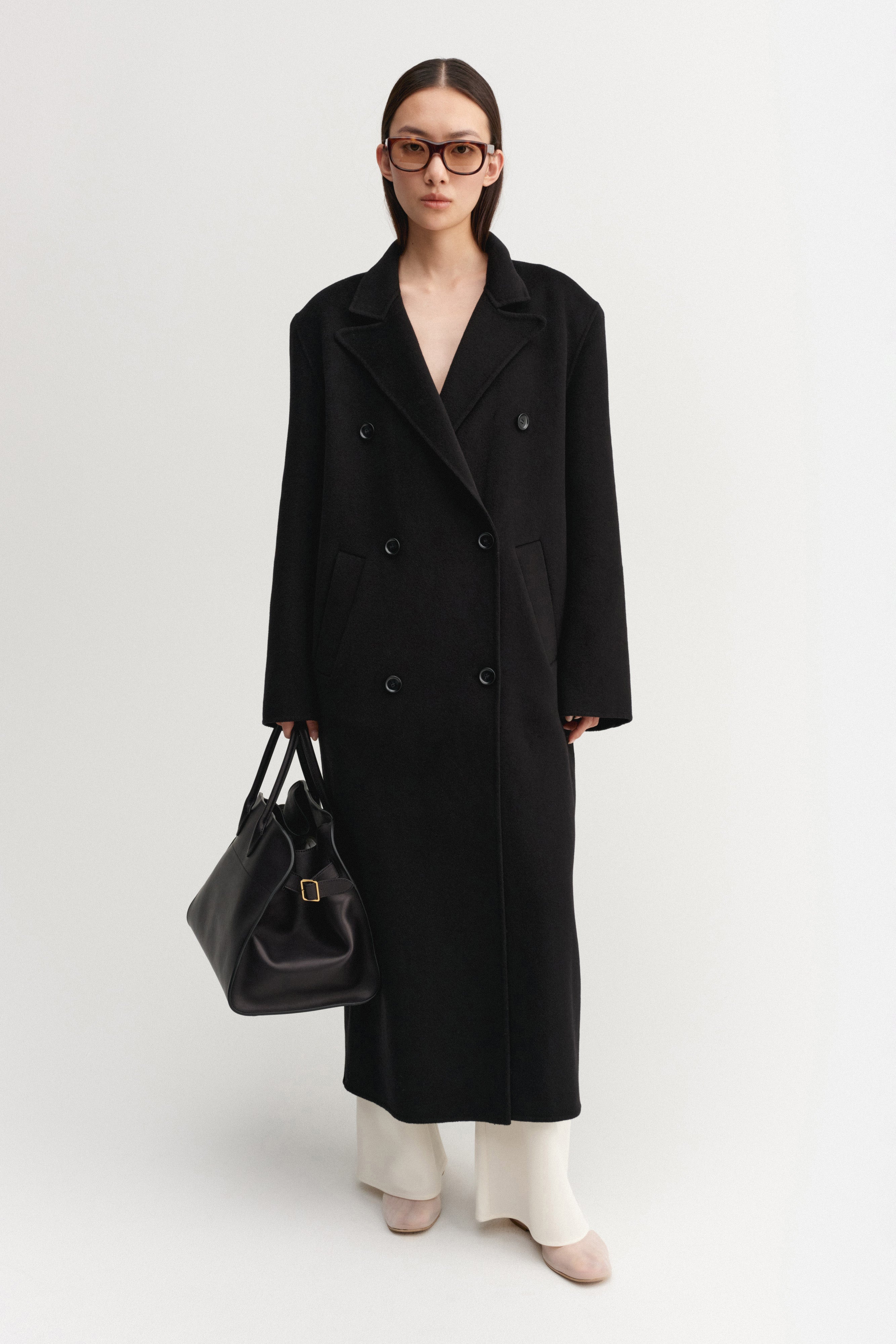 Deja Doublé Coat, Black