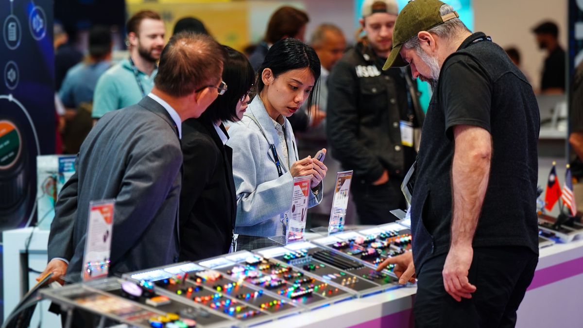 The exhibit hall at NAB Show 2023. 