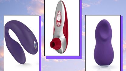 Collage of We-Vibe Sync and Touch and Womanizer Pro40