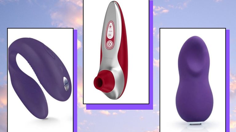 Collage of We-Vibe Sync and Touch and Womanizer Pro40