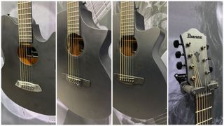 Black acoustic guitars