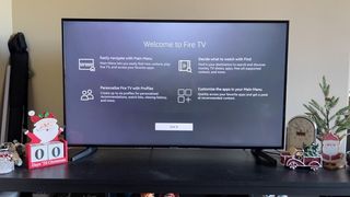 Welcome to Fire TV screen