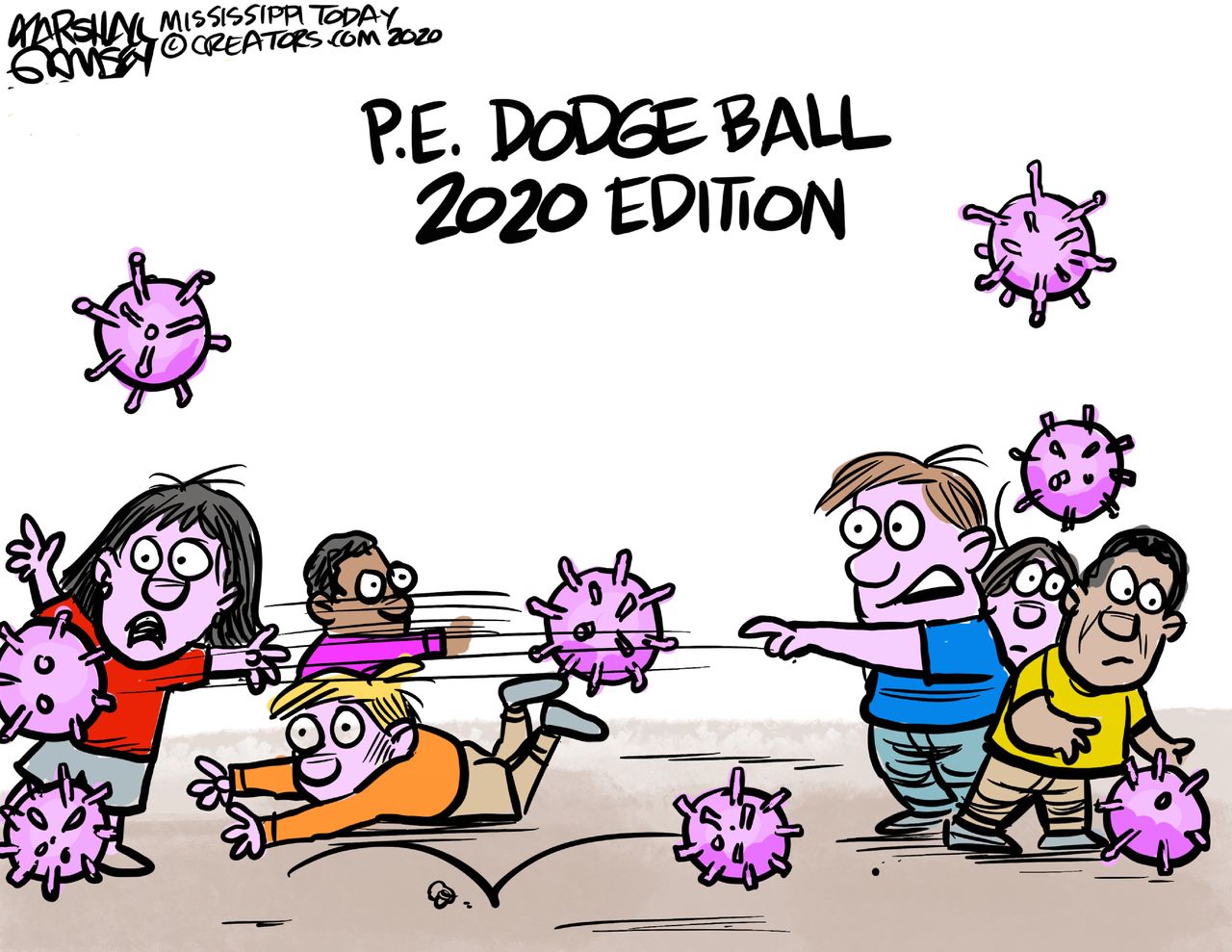 Editorial Cartoon U.S. School reopenings COVID&amp;amp;nbsp;