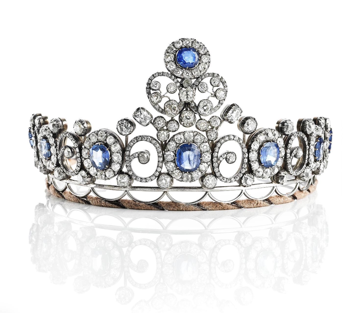 Queen Alexandrine's sapphire and diamond tiara