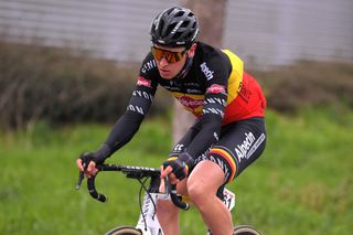 DOUR BELGIUM MARCH 03 Tim Merlier of Belgium and Team AlpecinFenix during the 52nd Grand Prix Le Samyn 2020 a 2019km race from Quaregnon to Dour GPSamyn gpsamyn on March 03 2020 in Dour Belgium Photo by Luc ClaessenGetty Images