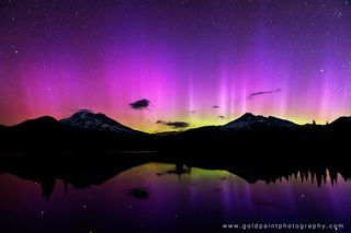 Aurora over Sparks Lake