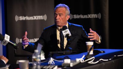 Democratic presidential candidate Robert F. Kennedy, Jr., interviewed during a SiriusXM Town Hall live broadcast