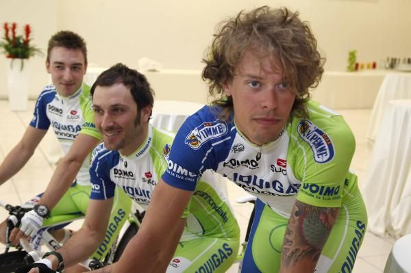 Daniel Oss, Ivan Basso and Elia Viviani (Liquigas-Cannondale).