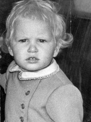 Princess Anne, aged 2 in 1952