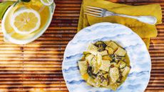 lemon and courgette carbonara