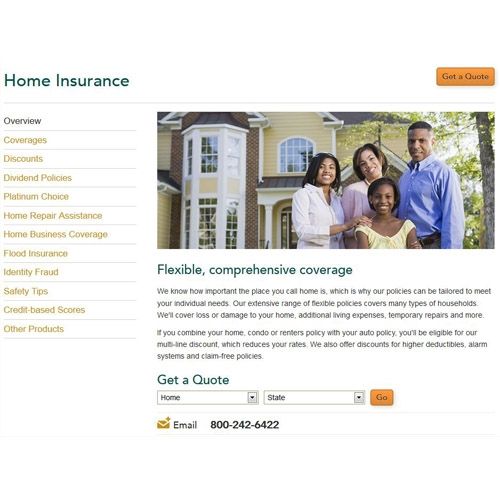 Amica image: Amica does not offer insurance for mobile homes or farms and ranches.