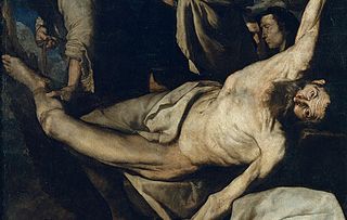 Jusepe de Ribera, Martyrdom of Saint Bartholomew, 1644, Oil on canvas, 202 x 153 cm, Museu Nacional d’Art de Catalunya, Barcelona. ©Museu Nacional d’Art de Catalunya, Barcelona, 2018. Photo: Calveras/Mérida/Sagristà.