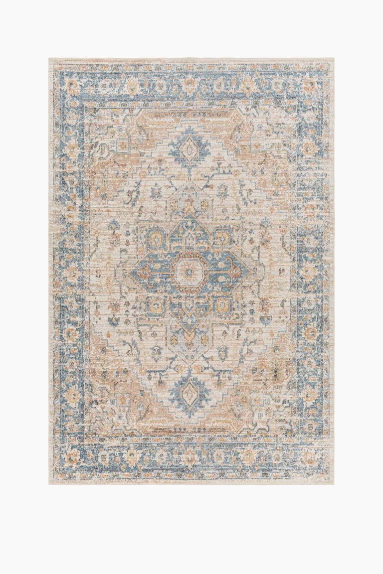 Máquina lavável Tapete tradicional de área boho