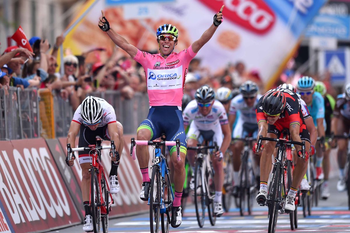 Michael Matthews (Orica-GreenEdge) wins stage 3 of the 2015 Giro d'Italia