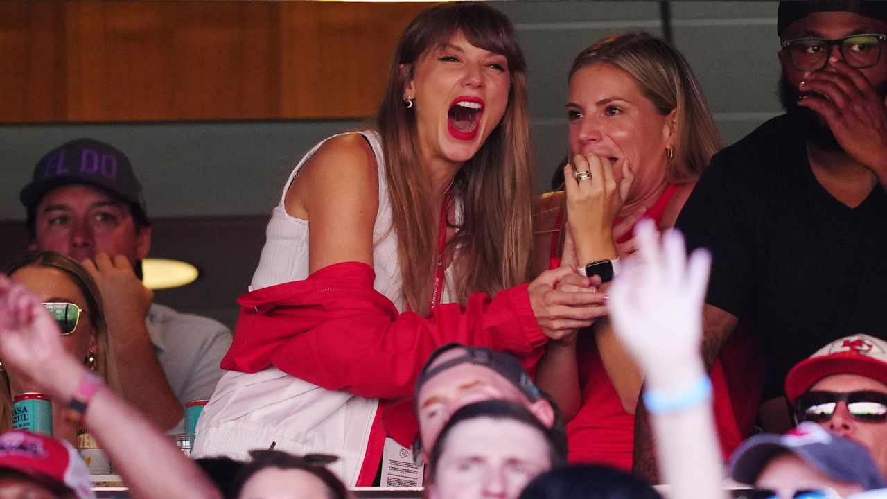 Taylor Swift at a Chiefs game