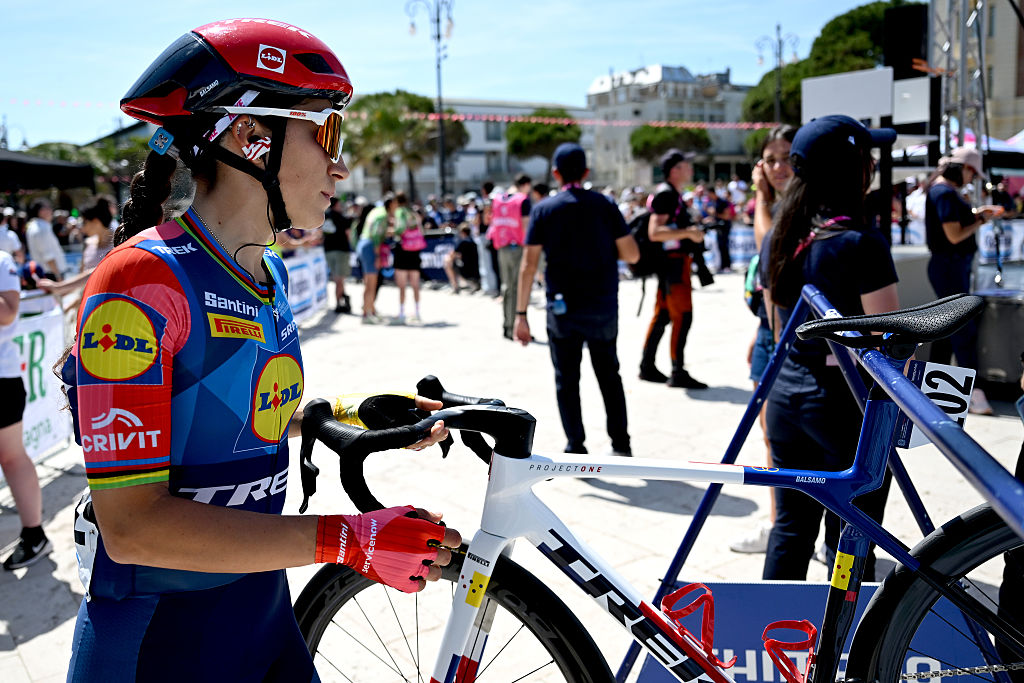 Elisa Balsamo of Italy and Team Lidl - Trek prior to the 37th Giro d&amp;apos;Italia Women 2026, Stage 1