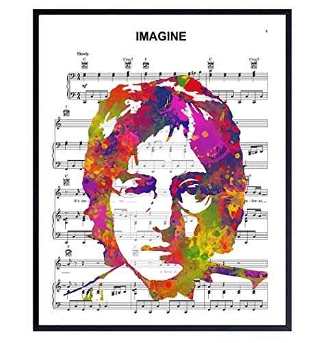 John Lennon Imagine Poster - 8x10