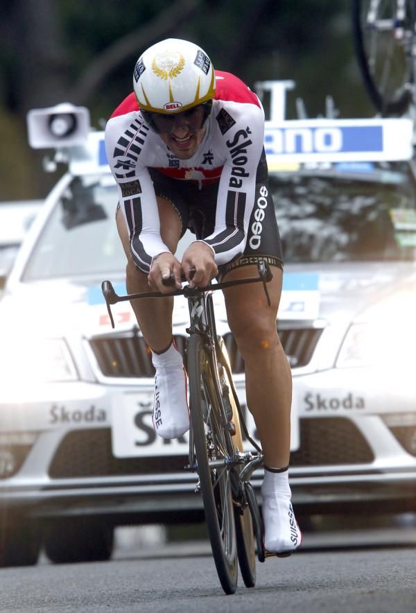 Fabian Cancellara (Switzerland) was never going to be beaten