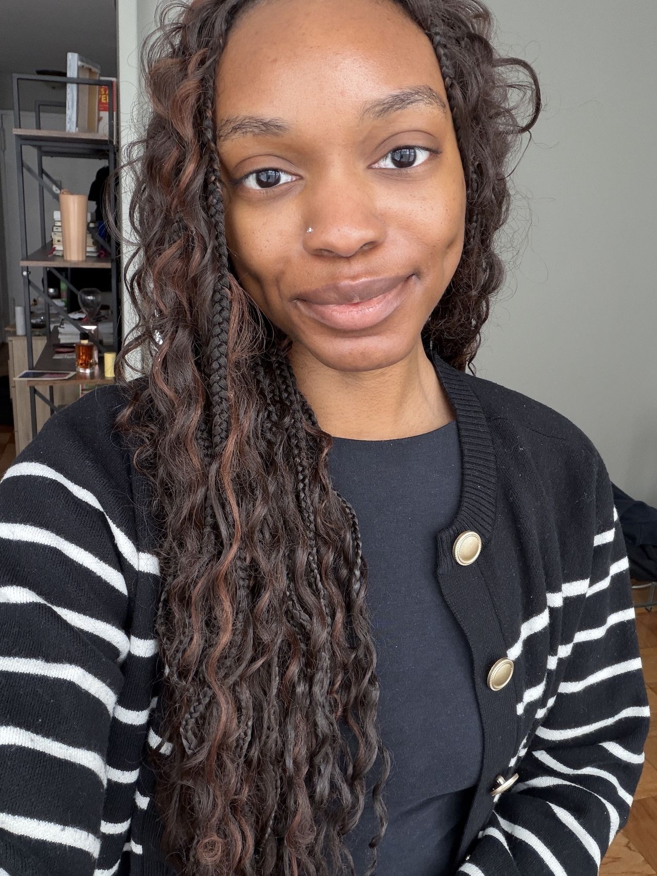 a before photo of a person with bare skin