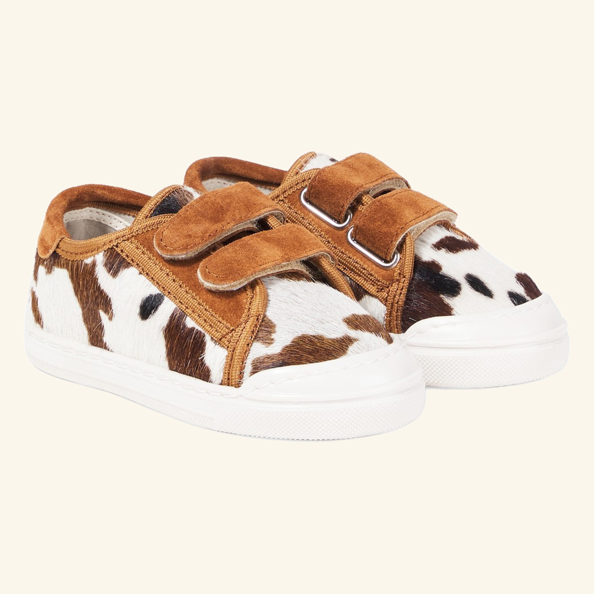 P&amp;egrave;P&amp;egrave;, Printed Calf Hair and Suede Sneakers