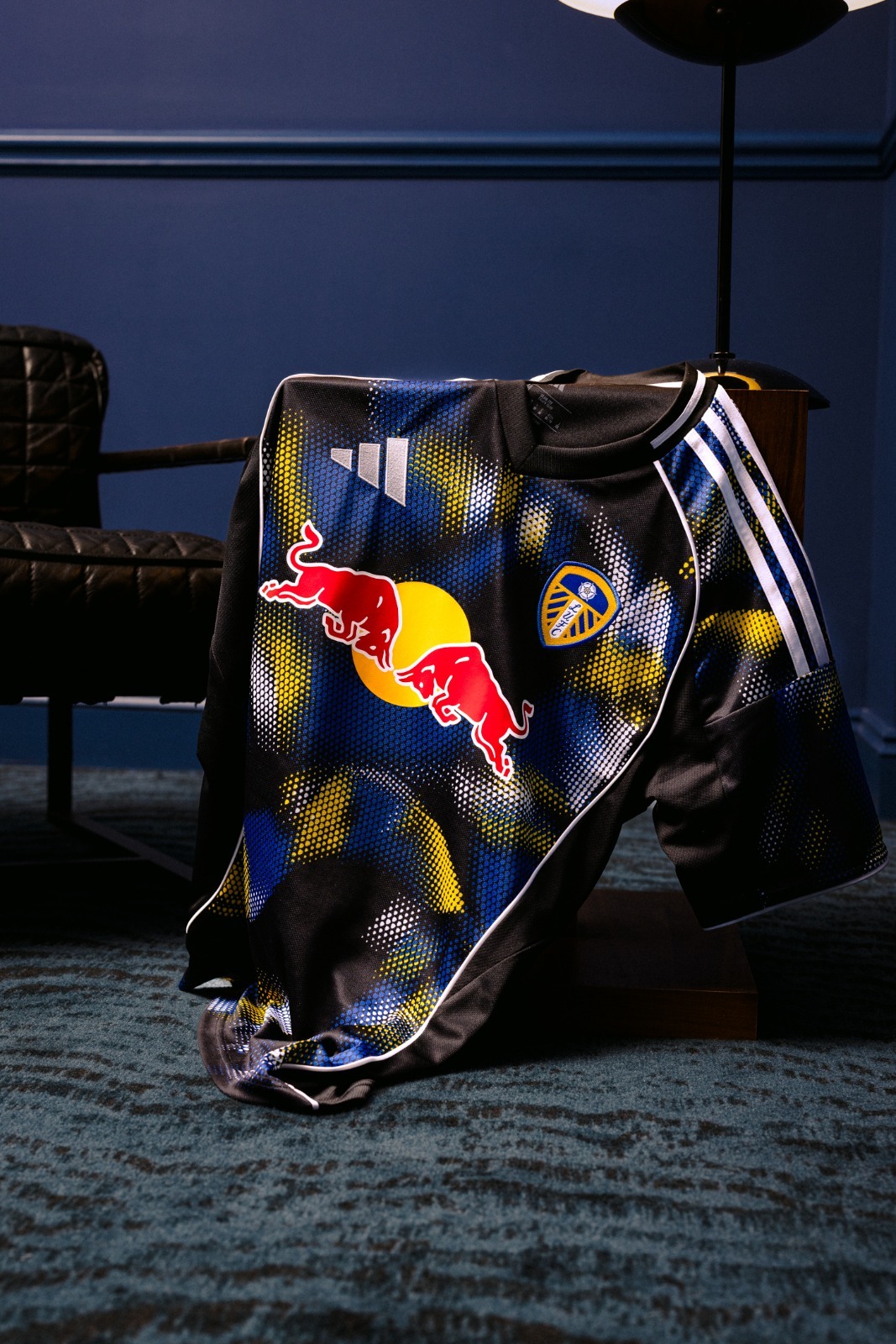 Adidas have designed a striking shirt for Leeds' third kit this season