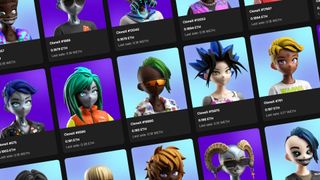 Clone X collection listings on OpenSea