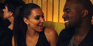 Kim Kardashian and Kanye West on Keeping Up With the Kardashians