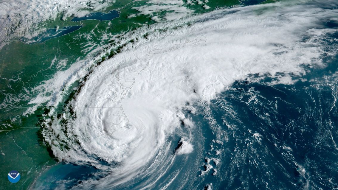 Stunning photo reveals the eye of Hurricane Dorian